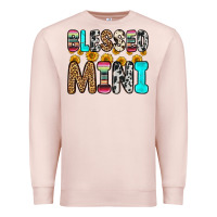 Pale Pink blessed mini Premium Sweatshirt - Zillion Design Studio