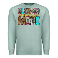 Seafoam blessed mini Premium Sweatshirt - Zillion Design Studio
