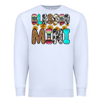 White blessed mini Premium Sweatshirt - Zillion Design Studio