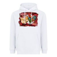 Xoxo Rooster And Chicken Heavyweight Hoodie | Teevron