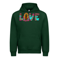 Forest Green love our lady of guadalupe Urban Hoodie - JahusDesignShop