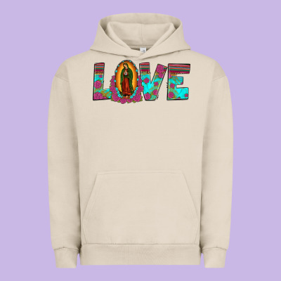 Love Our Lady Of Guadalupe Urban Hoodie Designed By Jahusdesignshop