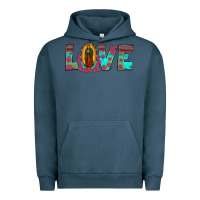 Pigment Midnight Navy love our lady of guadalupe Urban Hoodie - JahusDesignShop