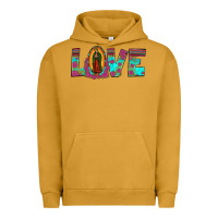 Pigment Peanut Butter love our lady of guadalupe Urban Hoodie - JahusDesignShop
