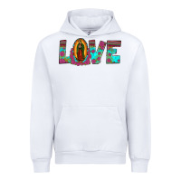 White love our lady of guadalupe Urban Hoodie - JahusDesignShop