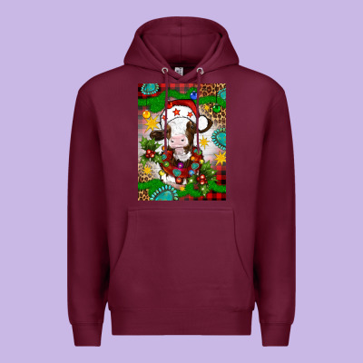 Christmas Cow Air Freshener Premium Hoodie Designed By Artiststas