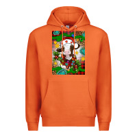 Carrot christmas cow air freshener Premium Hoodie - Artiststas