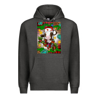 Charcoal Heather christmas cow air freshener Premium Hoodie - Artiststas