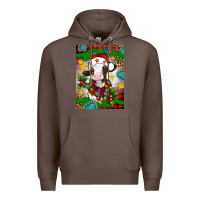 Coffee christmas cow air freshener Premium Hoodie - Artiststas