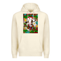 Sandshell christmas cow air freshener Premium Hoodie - Artiststas