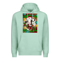 Seafoam christmas cow air freshener Premium Hoodie - Artiststas