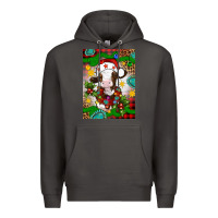 Smoke christmas cow air freshener Premium Hoodie - Artiststas