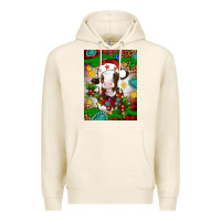 Tofu christmas cow air freshener Premium Hoodie - Artiststas