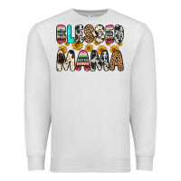 Oatmeal Heather blessed mama Premium Sweatshirt - Zillion Design Studio