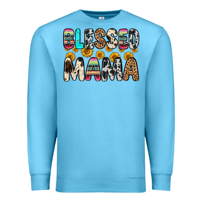 Blessed Mama Premium Sweatshirt by Zillion Design Studio | Teevron