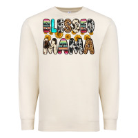Sandshell blessed mama Premium Sweatshirt - Zillion Design Studio