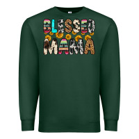 Sports Green blessed mama Premium Sweatshirt - Zillion Design Studio