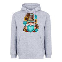 Heather Grey western football gnomes Heavyweight Hoodie - RanaPortraitStore
