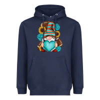 Navy western football gnomes Heavyweight Hoodie - RanaPortraitStore