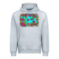 Heather Grey gemstone serape glitter background Urban Hoodie - JahusDesignShop