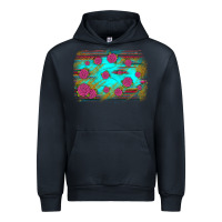 Navy gemstone serape glitter background Urban Hoodie - JahusDesignShop