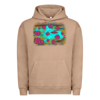 Pigment Burro gemstone serape glitter background Urban Hoodie - JahusDesignShop