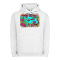 Pigment Lunar Rock gemstone serape glitter background Urban Hoodie - JahusDesignShop