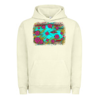 Pigment Pistachio gemstone serape glitter background Urban Hoodie - JahusDesignShop