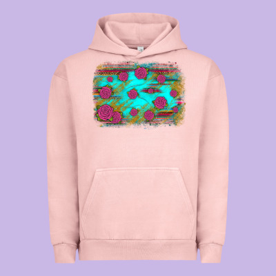 Gemstone Serape Glitter Background Urban Hoodie Designed By Jahusdesignshop