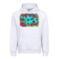 White gemstone serape glitter background Urban Hoodie - JahusDesignShop