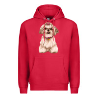 Cardinal Shih Tzu Dog Design Premium Hoodie - JahusDesignShop