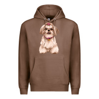Chestnut Shih Tzu Dog Design Premium Hoodie - JahusDesignShop