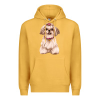 Mustard Shih Tzu Dog Design Premium Hoodie - JahusDesignShop
