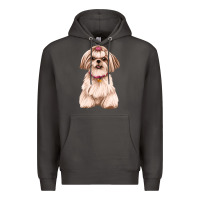 Smoke Shih Tzu Dog Design Premium Hoodie - JahusDesignShop