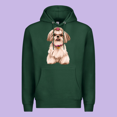 Shih Tzu Dog Design Premium Hoodie Designed By Jahusdesignshop