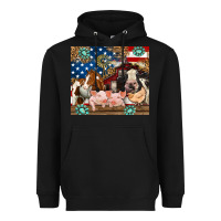 Black American farm animals Heavyweight Hoodie - RanaPortraitStore