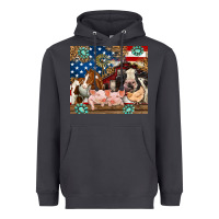 Smoke American farm animals Heavyweight Hoodie - RanaPortraitStore