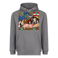 Storm American farm animals Heavyweight Hoodie - RanaPortraitStore
