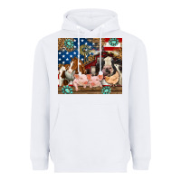 American Farm Animals Heavyweight Hoodie | Teevron
