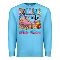 Ocean Blue rolling into third grade Premium Sweatshirt - texasbilliewilder