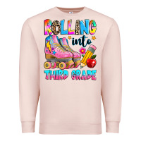 Pale Pink rolling into third grade Premium Sweatshirt - texasbilliewilder