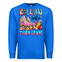 True Royal rolling into third grade Premium Sweatshirt - texasbilliewilder