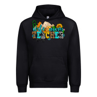 Black wife mom teacher with sunflowers Urban Hoodie - AdoDesignShop