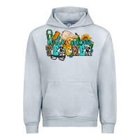 Heather Grey wife mom teacher with sunflowers Urban Hoodie - AdoDesignShop