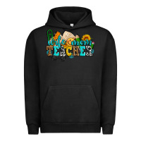 Pigment Black wife mom teacher with sunflowers Urban Hoodie - AdoDesignShop