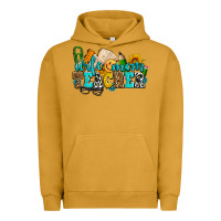 Pigment Peanut Butter wife mom teacher with sunflowers Urban Hoodie - AdoDesignShop