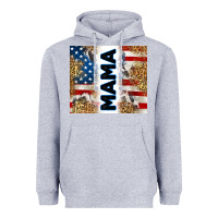 Heather Grey American mama Heavyweight Hoodie - RanaPortraitStore