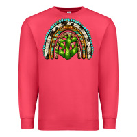Cardinal western cactus rainbow Premium Sweatshirt - Zillion Design Studio