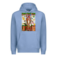 Colony Blue christmas goat air freshener Premium Hoodie - Artiststas