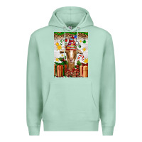 Seafoam christmas goat air freshener Premium Hoodie - Artiststas